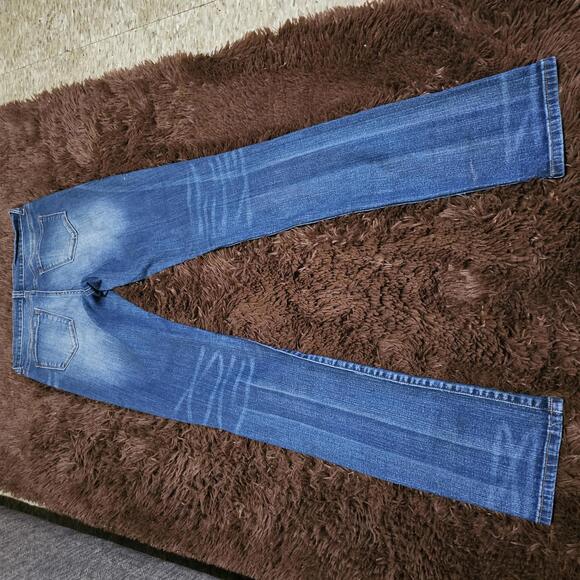 Revolt Distressed Skinny Jeans Size 5 - Picture 4 of 9